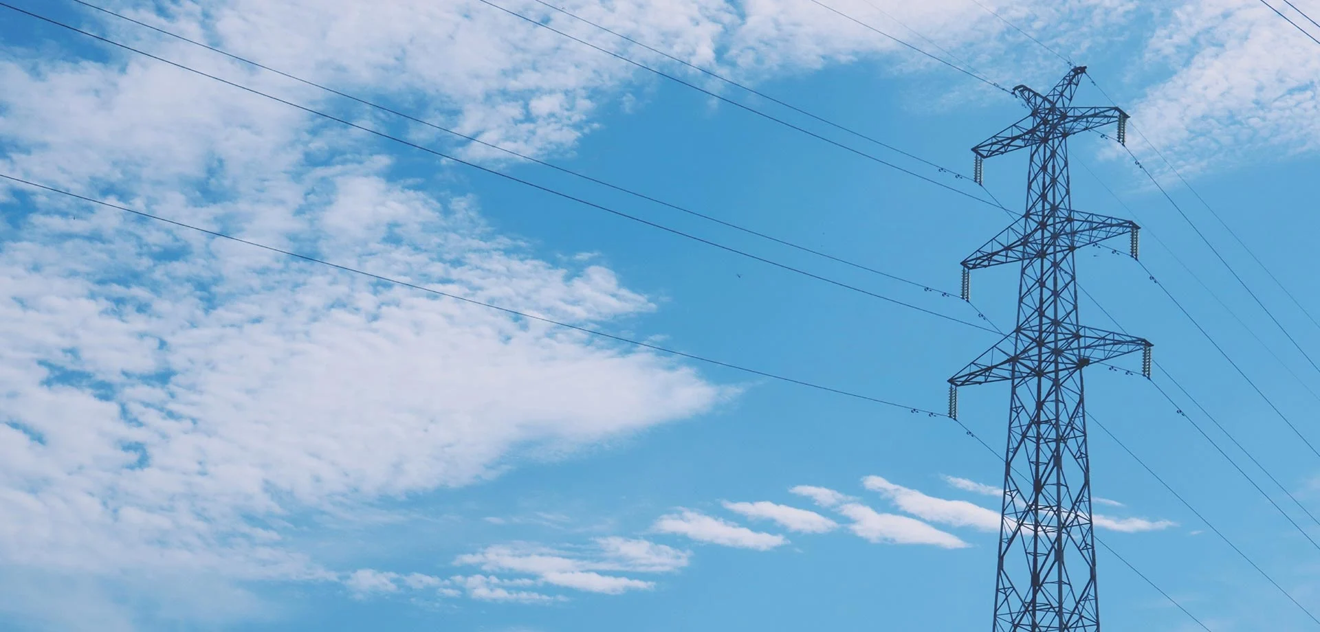 Steel Transmission Line Tower Banner