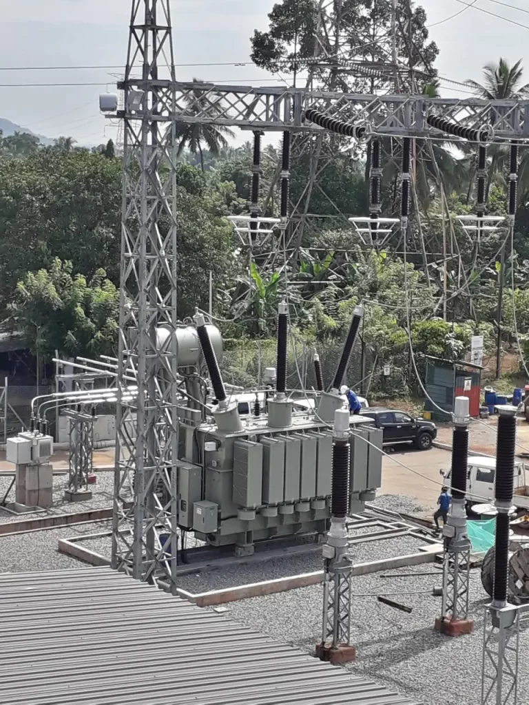 Sri Lanka - Electric Substation Structure