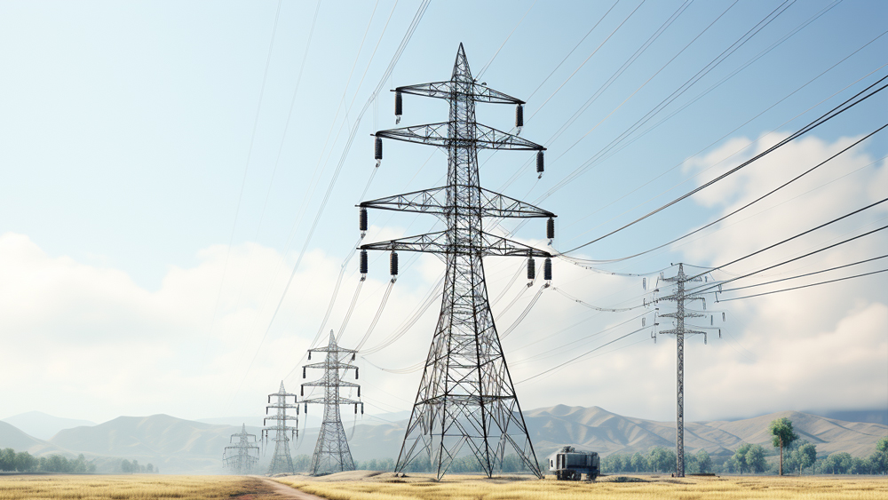 Steel Transmission Tower for High Voltage